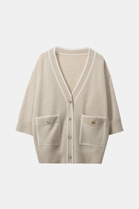 Premium 100% Cashmere Tree Cardigan Comfort and Sophistication