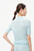 T-shirt de polo de Podel en laine pour femmes