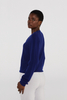 Pull cardigan en cachemire de la marine premium