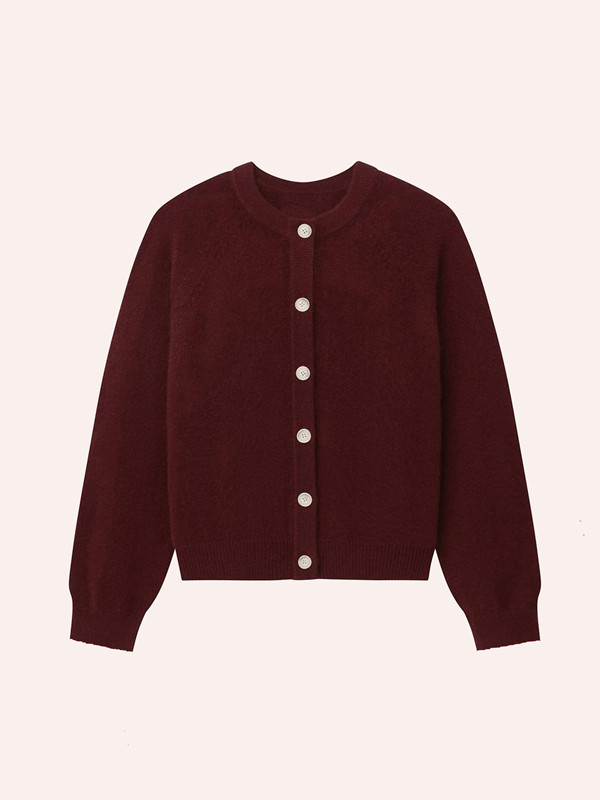 Cachemire pur Calibre 12 Cardi pour femmes