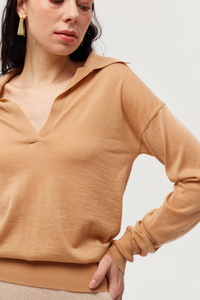 Tricoting Elgent Women Pullover Oversize V Neck Soft Softwear Pure 100% Cashmere Sweater