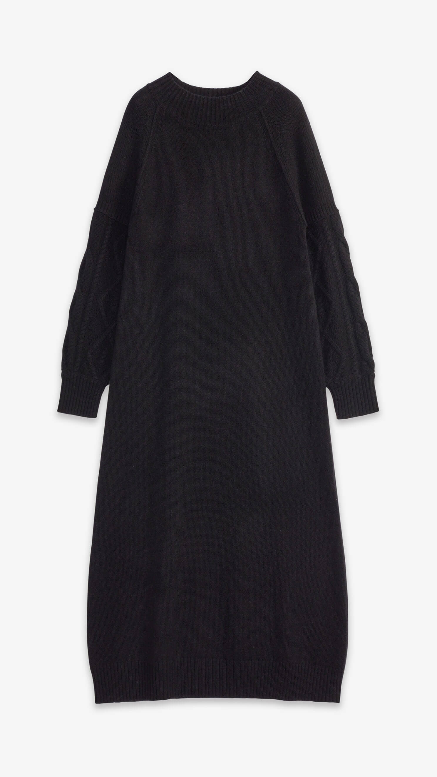 Robe classique en cachemire tricotée torsadée pour femme | Fabricant OEM de robe pull de luxe