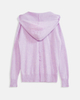 Sweat à capuche violet en cachemire pour femme
