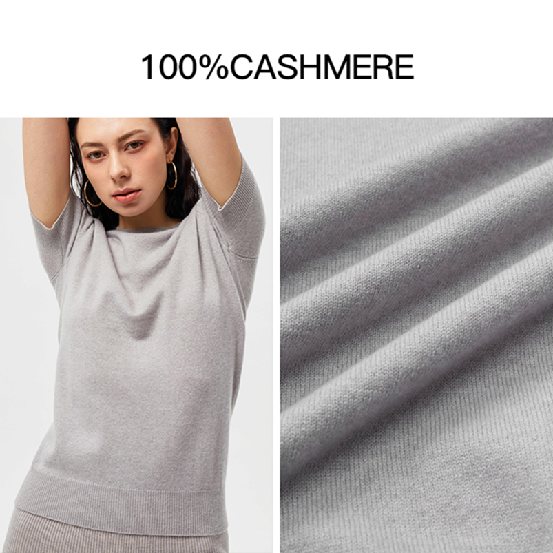 Tricoting Elgent Women Pullover Oversize V Neck Soft Softwear Pure 100% Cashmere Sweater