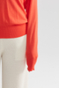 Pull en tricot à manches longues orange