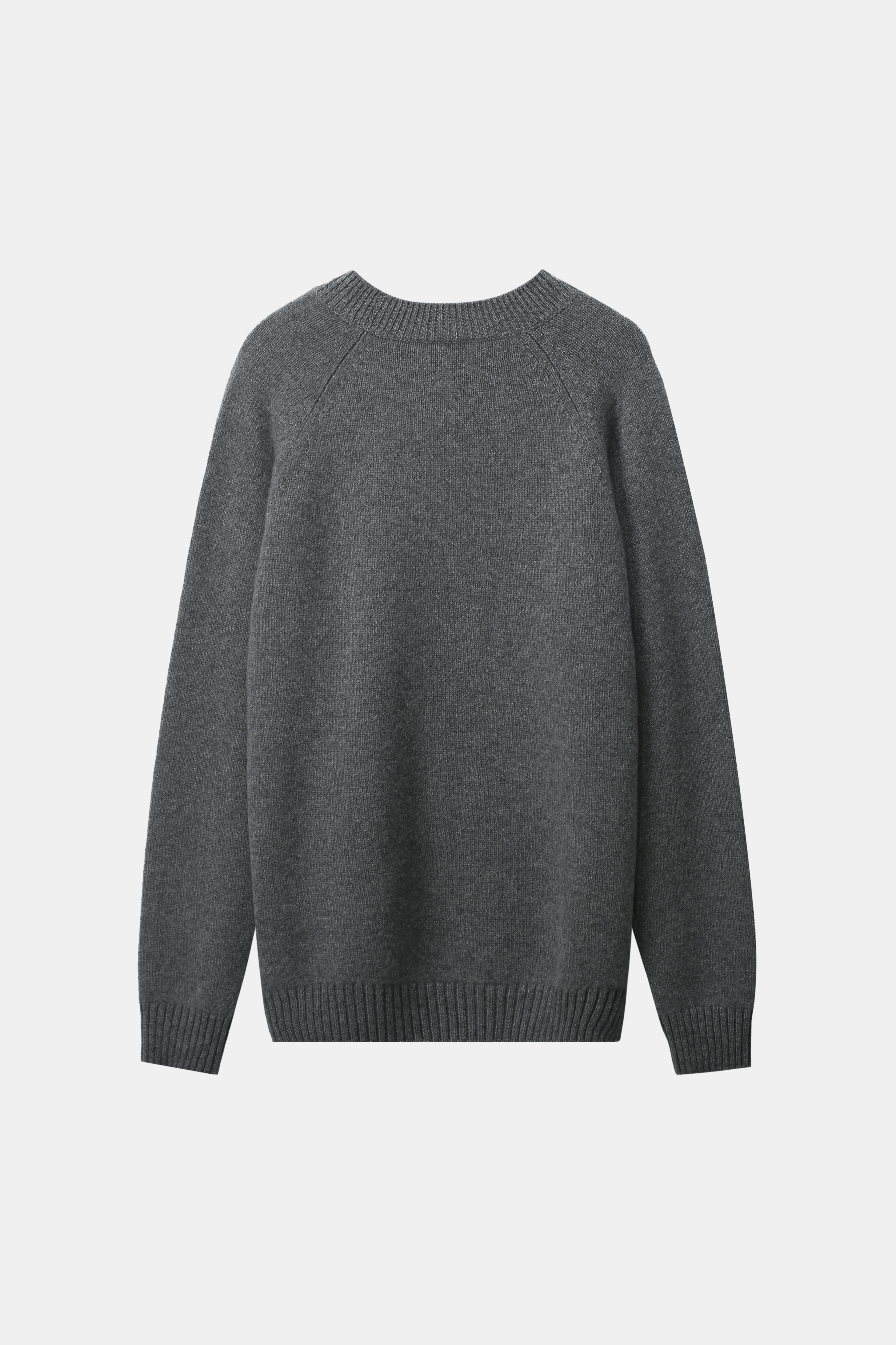 Pull à cou de l'équipage gris