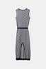 Robe sans manches en soie