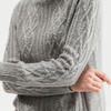 Ensemble coordonné pull et jupe en tricot torsadé de qualité supérieure | OEM de calibre 7