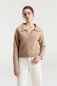 Luxueux sweat à sweat à sweat en tricot en cachemire à 100% pour le confort ultime