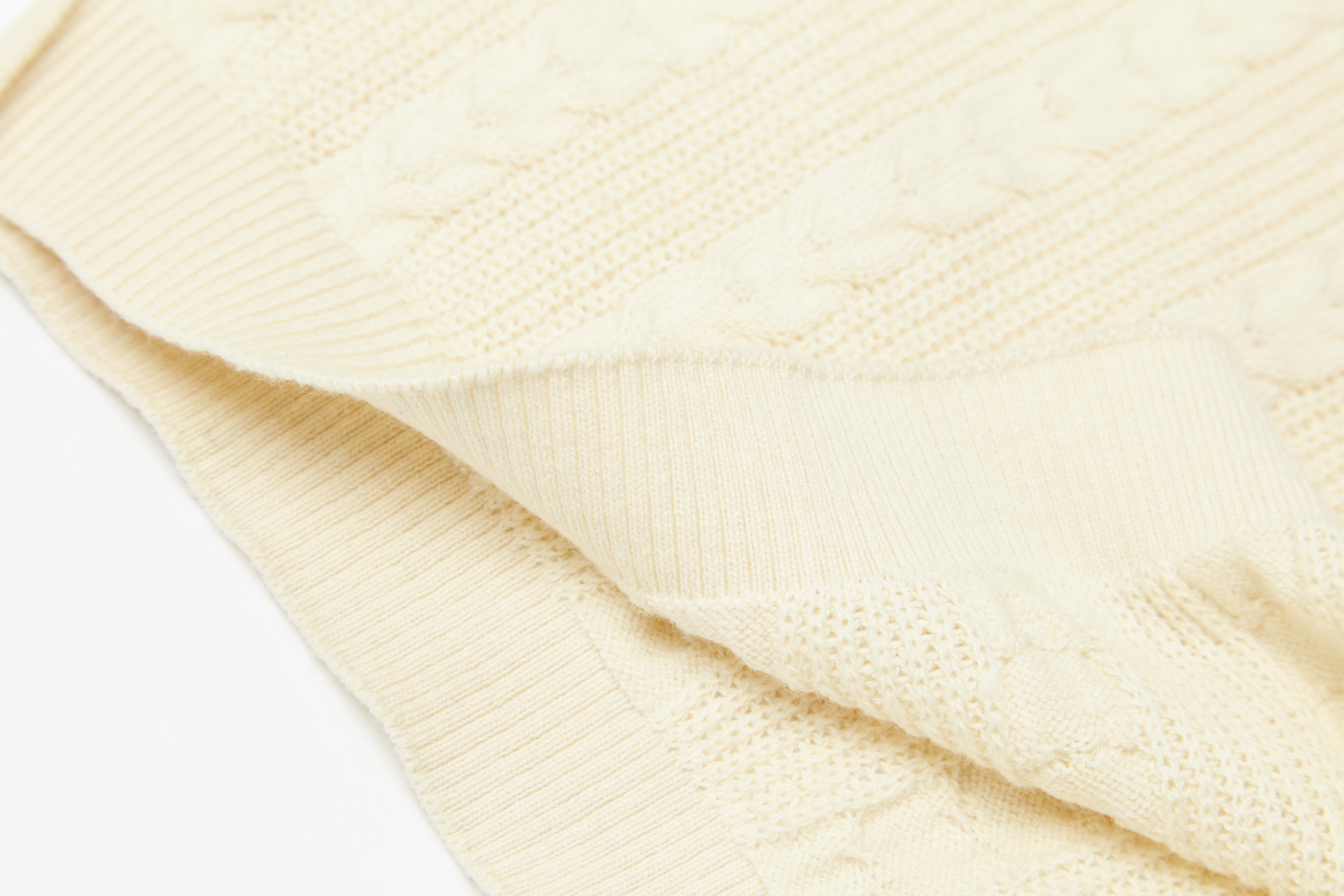 GILET COTON CACHEMIRE ENFANT CABLE