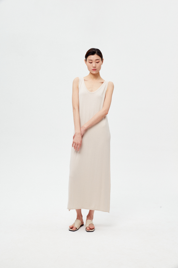 Robe longue de loisir sans manches