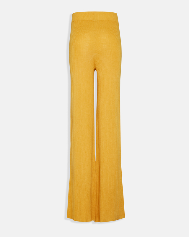 Pantalon En Maille Pur Cachemire Femme | Fabricant OEM de pantalons larges de luxe