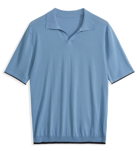 T-shirt Blue pour hommes à manches courtes à manches courtes à manches courtes à manches courtes