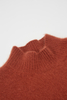Brick Red Crew Neck Cavar