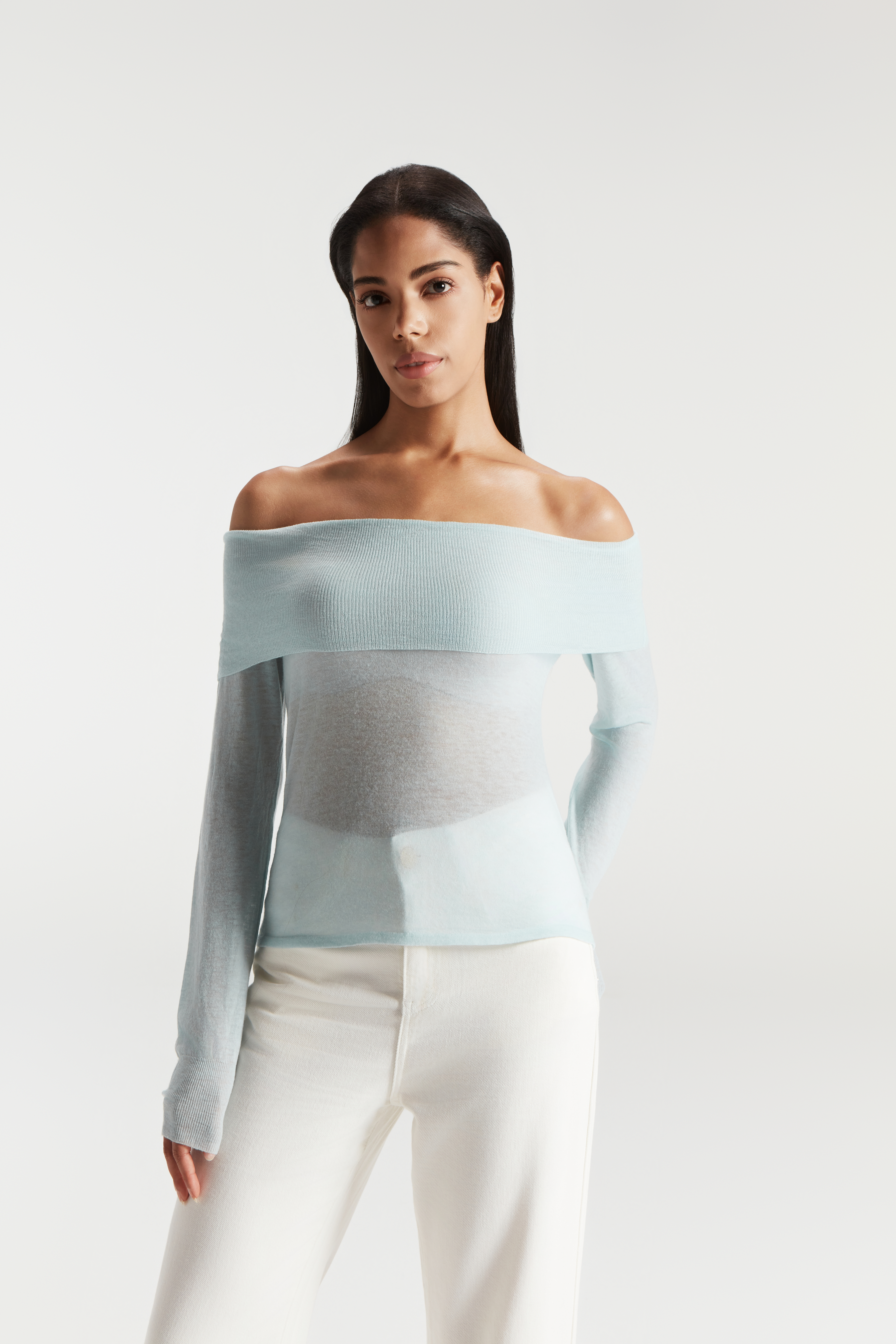 Pull en laine d'air des femmes