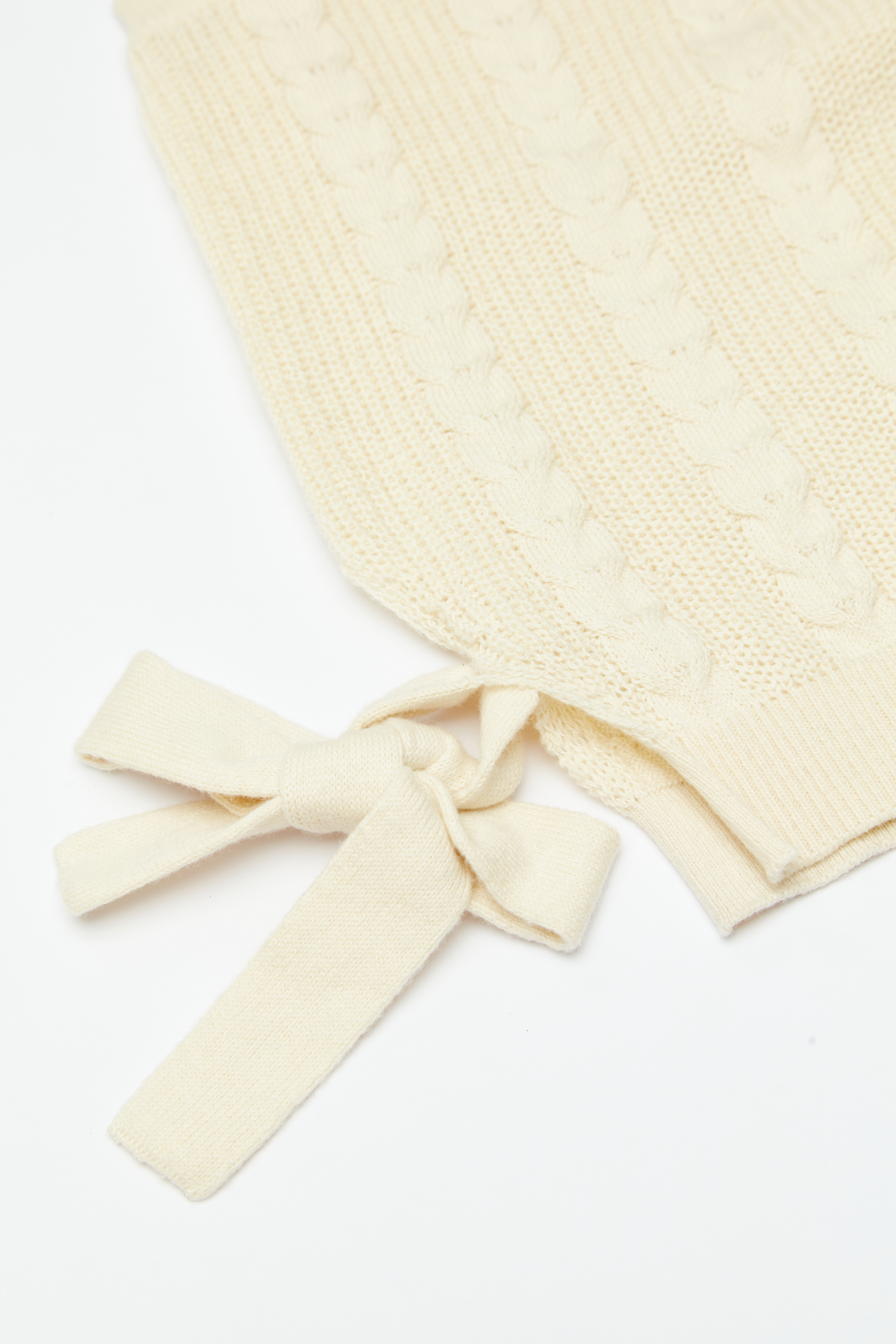 GILET COTON CACHEMIRE ENFANT CABLE