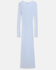 Robe longue col V femme