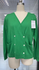 Cardigan de bouton en cachemire pur en c cachemire pur au cou pur pour femmes 