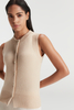 Cardigan de bouton en cachemire pur pour femmes 