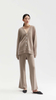 Cardigan boutonné sur le devant 100 % cachemire haut de gamme pour femme | Fabricant de tricots OEM