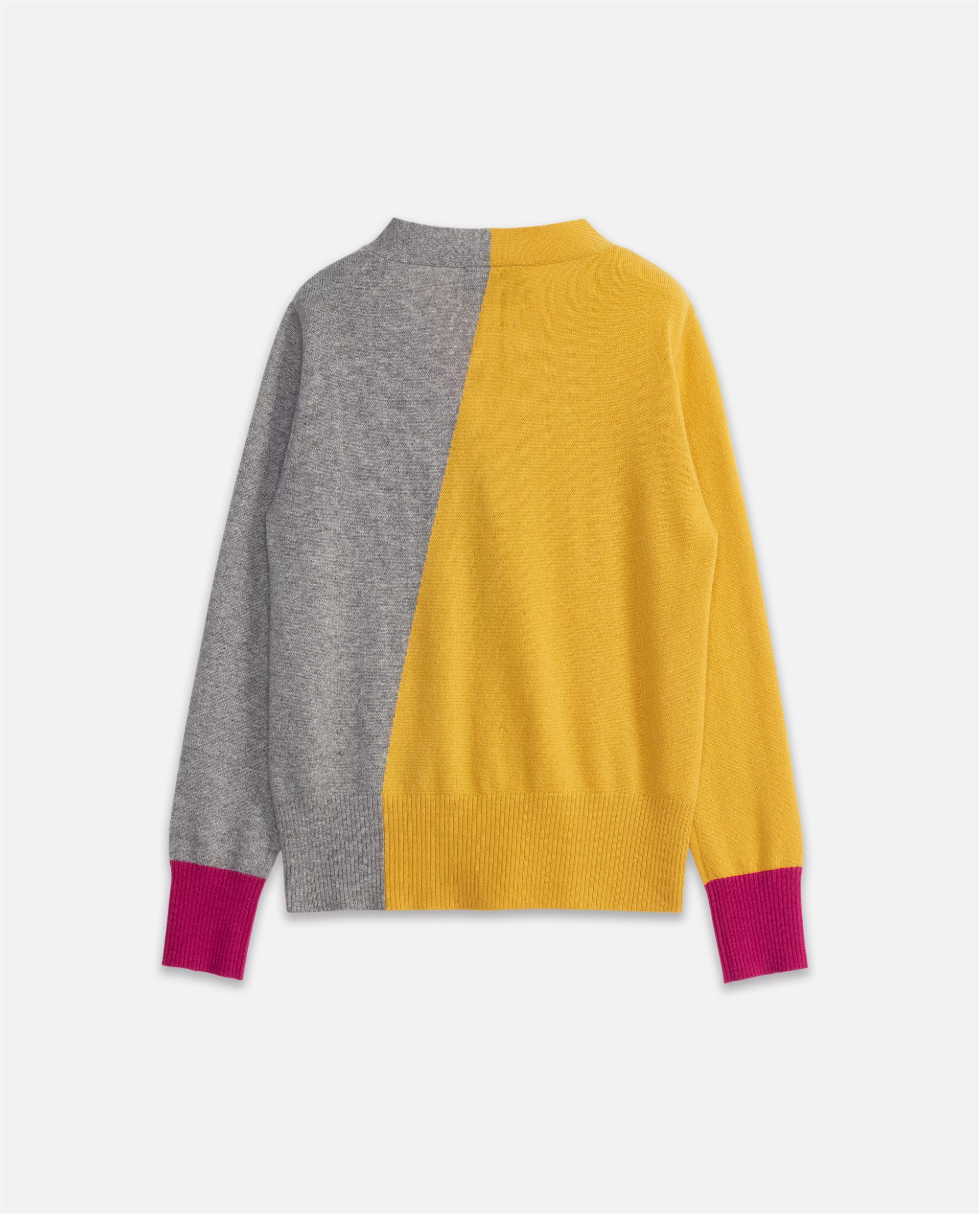 Cardigan en pur cachemire à col en V personnalisé | Fabricant de tricots OEM pour femmes