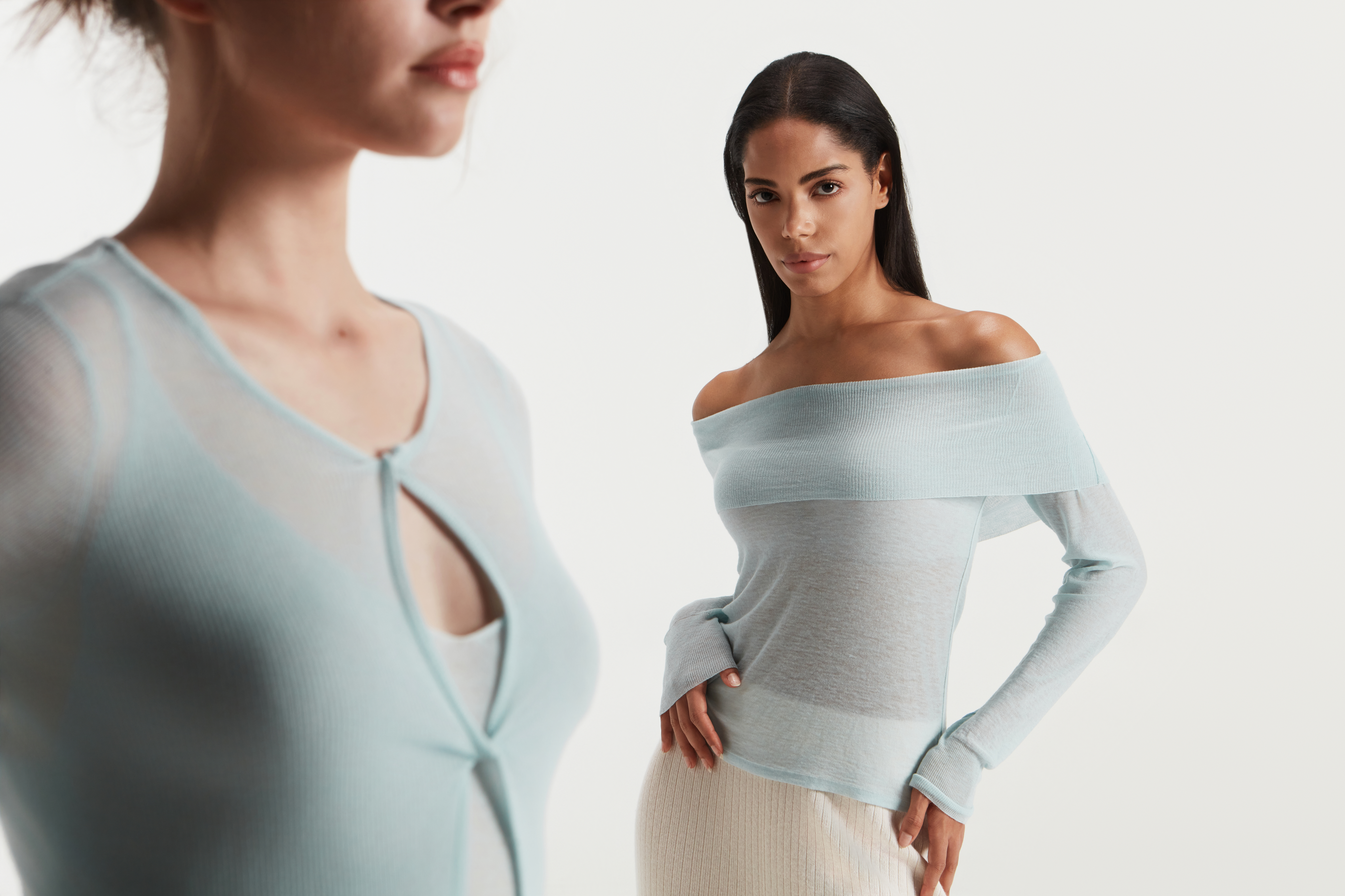 Pull en laine d'air des femmes