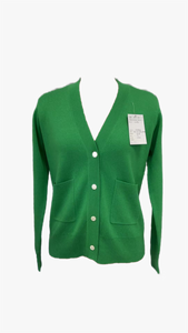 Cardigan de bouton en cachemire pur en c cachemire pur au cou pur pour femmes 