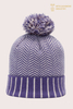 Bonnet en pur cachemire rayé haut de gamme | Accessoires en tricot OEM