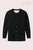 Cardigan en pur cachemire 12GG Premium pour hommes avec boutons en coquillage | OEM de tricots personnalisés