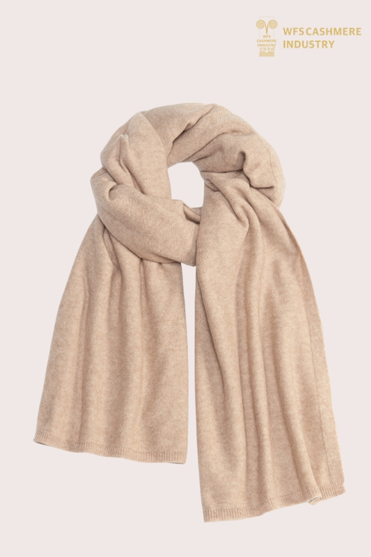 Écharpe solide en mélange de laine et cachemire de qualité supérieure 12GG | Accessoires personnalisés OEM