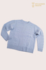 Pull en pur cachemire épais en tricot torsadé pour hommes | Fabricant de tricots OEM