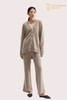 Cardigan boutonné sur le devant 100 % cachemire haut de gamme pour femme | Fabricant de tricots OEM