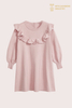 Robe à manches longues pour fille de haute qualité | Fabricant OEM de robe 95 % coton 5 % cachemire