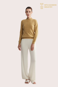 Pull en maille de cachemire tricoté 3D sans couture | OEM avancé