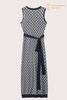 Robe longue en pure soie 18GG OEM | Usine de tricots de luxe