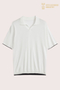 Polo à col en V en pur coton 16GG Premium pour hommes | Johnny Collar Tricots OEM