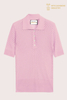Polo pointelle en soie et cachemire haut de gamme | OEM de vêtements de villégiature
