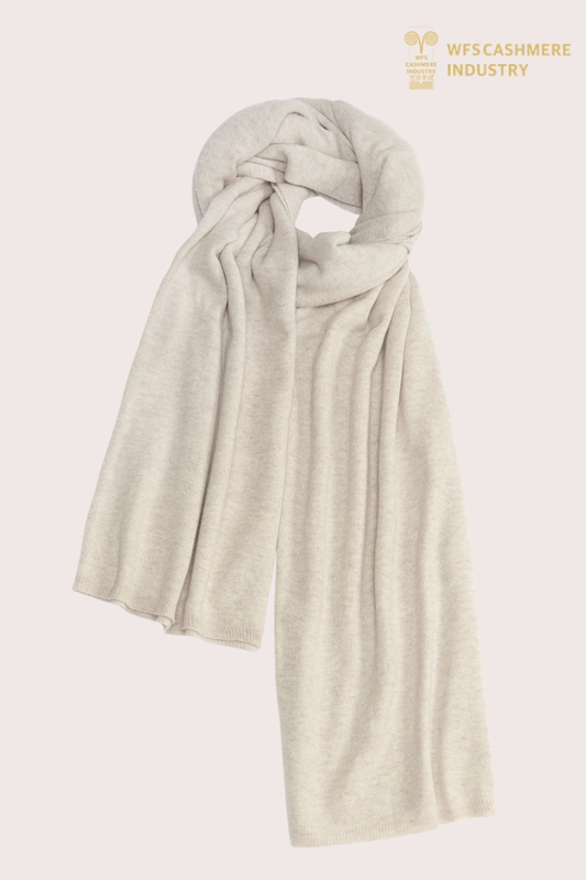 Écharpe en laine et cachemire 12GG de luxe au quotidien (70/30) | Accessoires OEM personnalisés