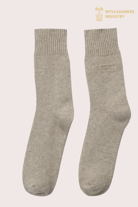 Chaussettes tricotées en mélange de cachemire de luxe pour hommes | Accessoires personnalisés OEM