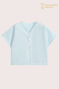 Cardigan Premium à manches courtes pour enfants avec deux boutons | Fabricant OEM de boléro d'été
