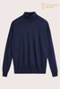 Pull à col haut en laine mérinos premium pour hommes | OEM de tricots