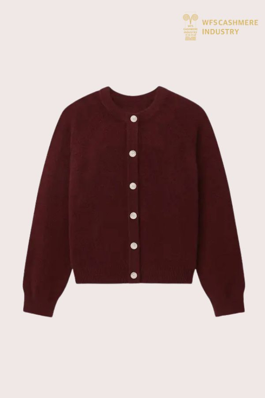 Cardigan en pur cachemire 12GG Premium pour femme | Usine de tricots OEM personnalisés
