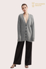 Cardigan à col en V en mélange de laine et de cachemire Premium RWS | Tricots OEM durables