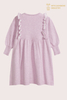 Robe En Cachemire En Coton Rose Premium Enfant | Fabricant OEM de tricots de luxe pour filles