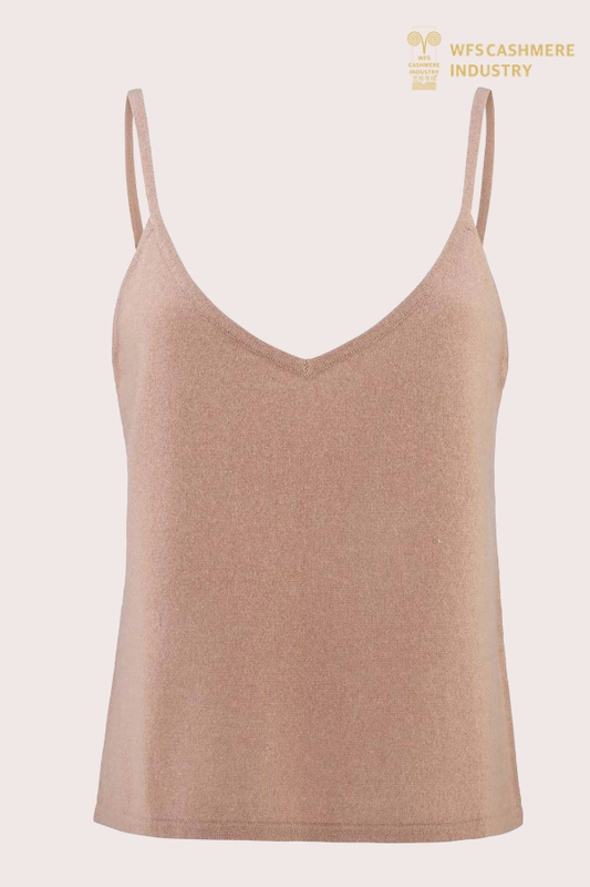 Camisole en tricot de soie et cachemire de qualité supérieure | Jauge ultra fine OEM