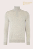 Pull à col montant en mérinos ultrafin 16GG Premium pour hommes | OEM de tricots de luxe