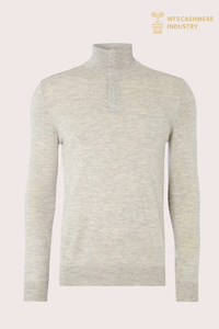 Pull à col montant en mérinos ultrafin 16GG Premium pour hommes | OEM de tricots de luxe