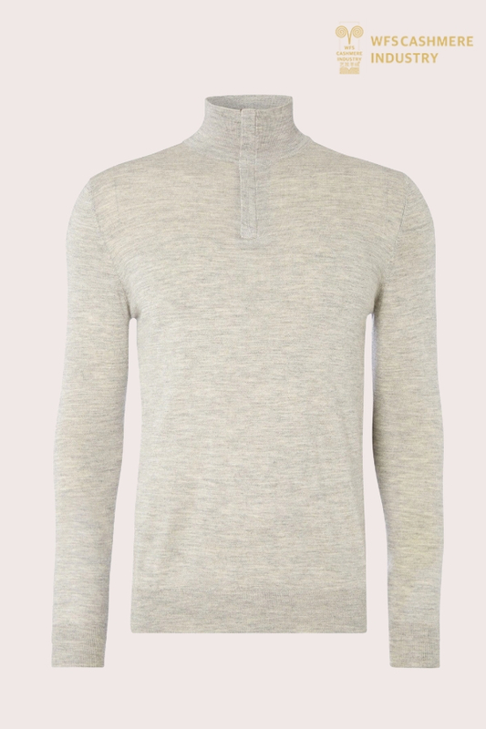 Pull à col montant en mérinos ultrafin 16GG Premium pour hommes | OEM de tricots de luxe