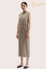 Robe midi tunique polyvalente en cachemire avec ceinture pour femme | Fabricant OEM de tricots de luxe