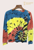 Pull en cachemire tie-dye artisanal haut de gamme | OEM de teinture personnalisé
